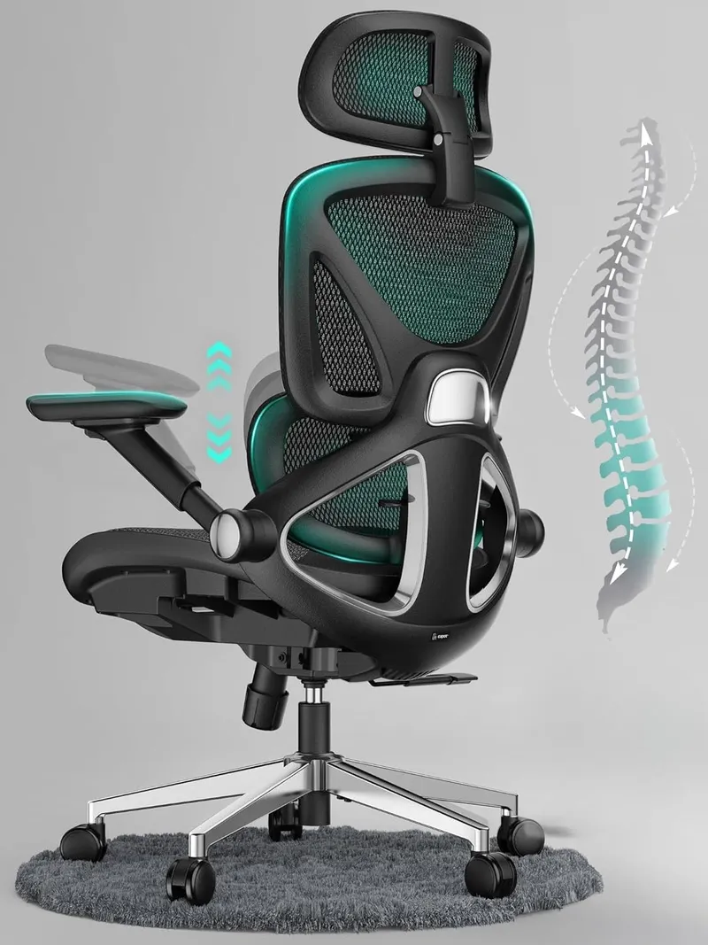 CAPOT Ergonomic Mesh Office Chair, Black